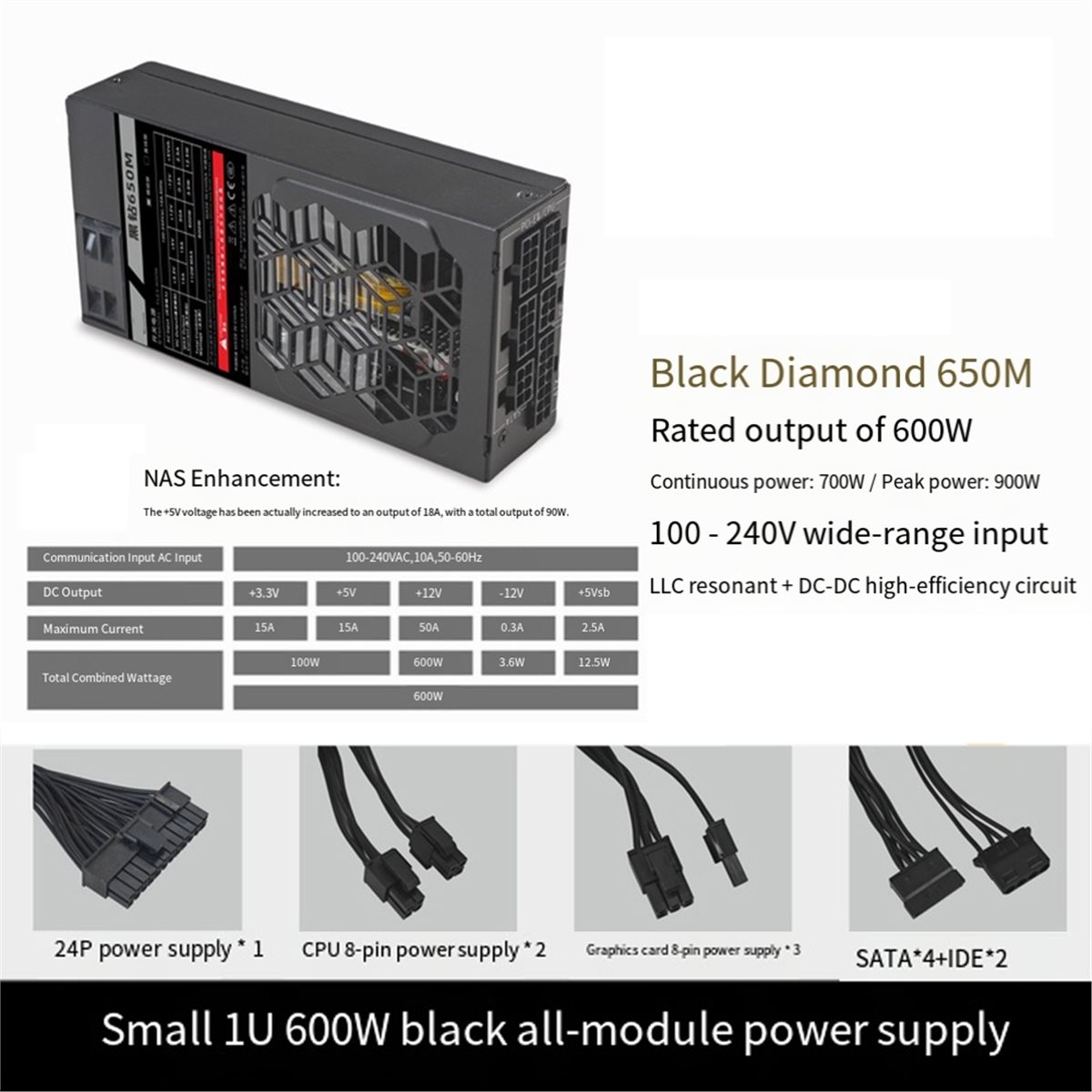 [VALUE PACK]Flex 600W Modular  - đánh giá và giá Flex Atx Power Supply 600W 1U